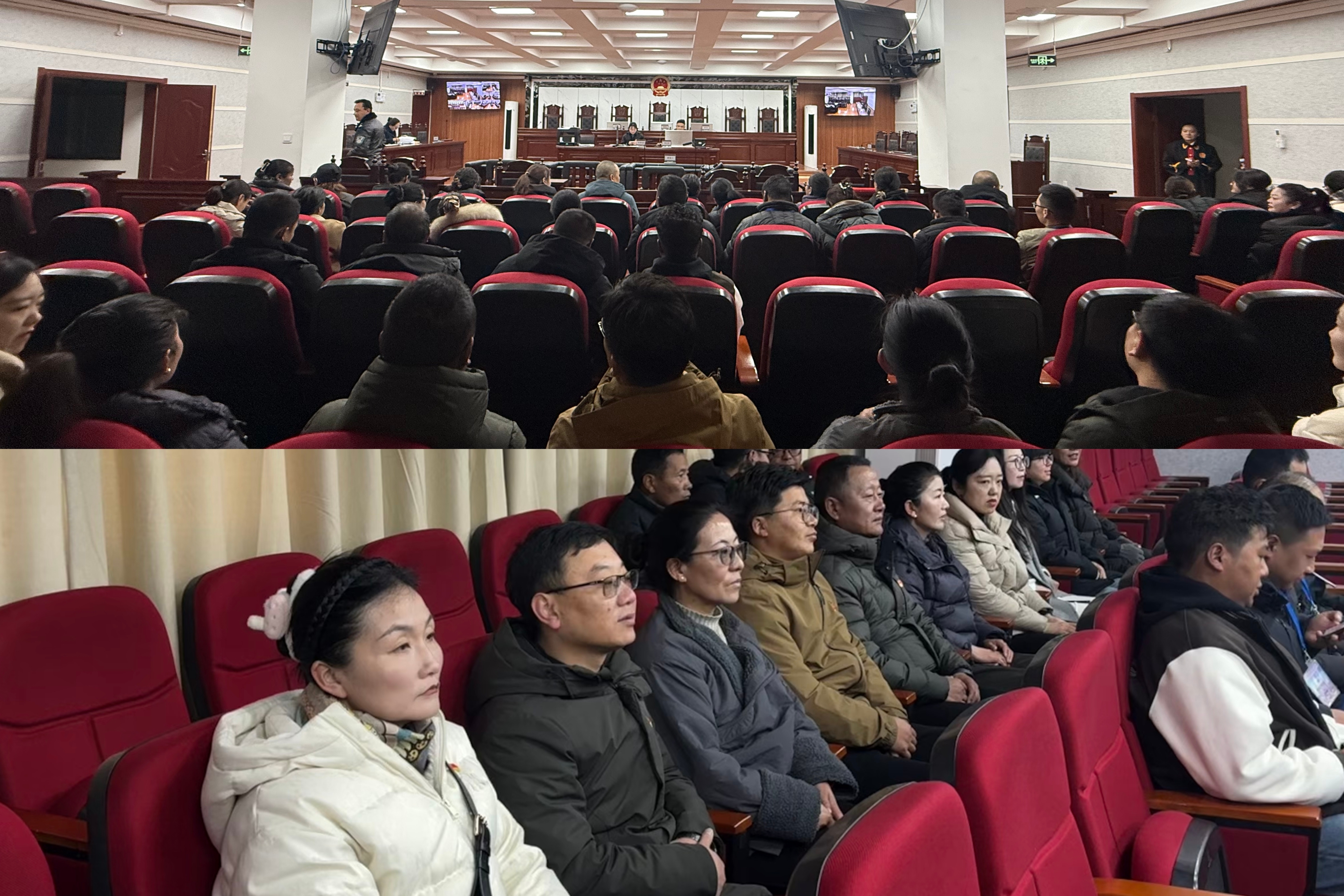 市自然资源局党支部开展“庭审现场受教育 清风自然守初心”1月主题党日活动